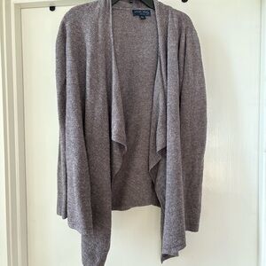 EUC Girls Barefoot Dreams Cozy Heather Cardigan size 12